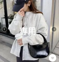 最終値下げ！andme スウェット カーディガン オートミール Mサイズ