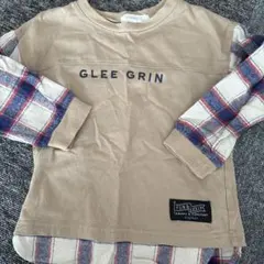Tシャツ 100センチ　チェック柄