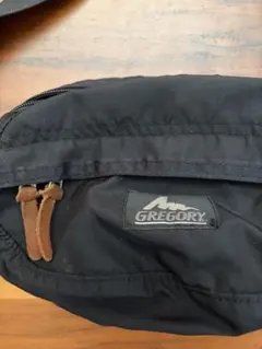 GREGORY グレゴリー旧ロゴウエストバック　ブラック