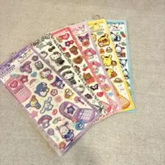 平成はっぴーフォンサンリオ　キティ日焼け　ポチャッコ　プリン　クロミマイメロ6種