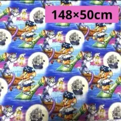 ラスト出品SALE★１枚限り★綿混★ブルー★