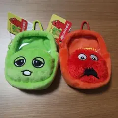 ガチャピン ムック ぬいぐるみポーチ 2種セット