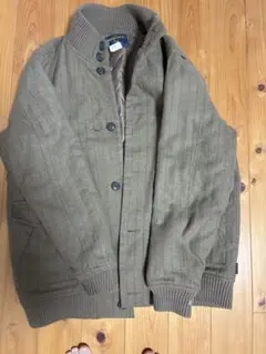 旧ロゴ　OLD WOOLRICH 中綿ジャケット Lキルティング ブラウン系