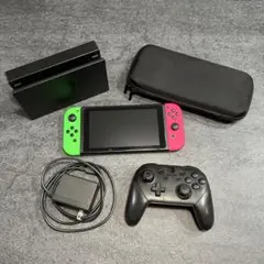 Nintendo Switch 本体 Splatoon版 プロコン ケース付