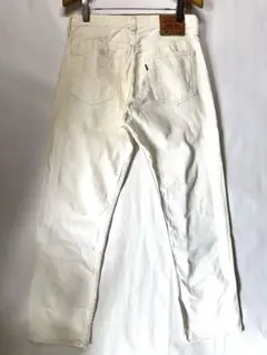 Levi'sリーバイス501 ホワイトデニムパンツ ボタン裏359 W32L34