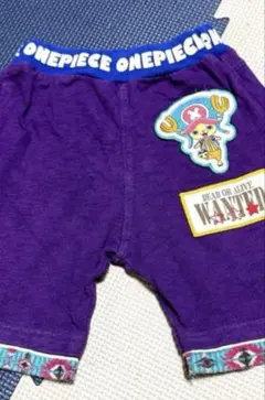 ワンピース ハーフパンツ 紫色