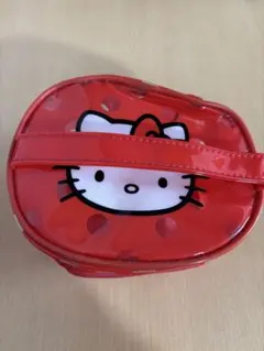Hello Kitty 水玉バニティポーチ　新品！