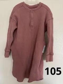 fork&Spoon キッズ　フォーク&スプーン　ワンピース　ロンTカットソー