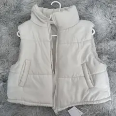 キルティングベストショート