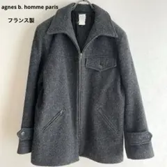 アニエスベー　ブルゾン　フランス製　ジップ　ジャケット　ヴィンテージ　グレー 楽天市場】agnes b. homme アニエスベー オム フランス製
