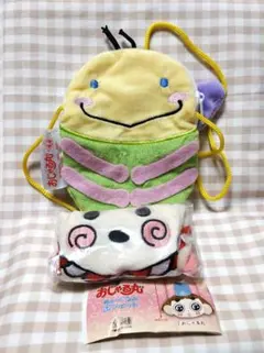 おじゃる丸ぬいぐるみポシェット　電ボ・ニコリン坊