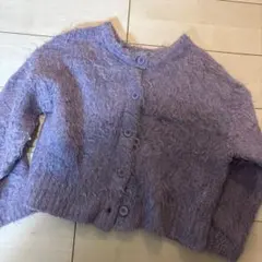 arcives 薄紫色 ボタン付きカーディガン