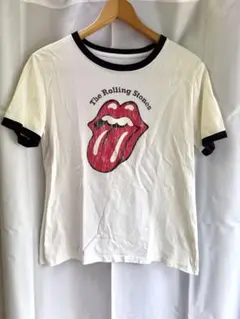 The Rolling Stones 半袖Tシャツ ホワイト/ブラック