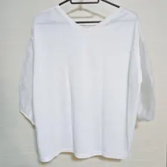 【美品】ASKNOWASPINKY Vネック Uネック 2WAY 五分袖のサムネイル