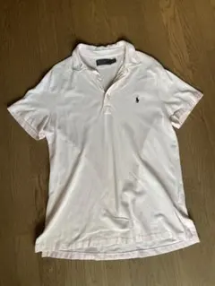 Polo by Ralph Lauren 薄いピンク ポロシャツ L