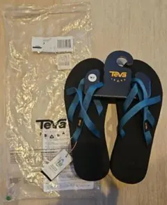 新品【Teva】Olowahu スポーツサンダル W7 24.0cm グリーン系のサムネイル