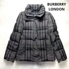 高級感✨バーバリーロンドン ダウンジャケット　メガチェック 総柄 36