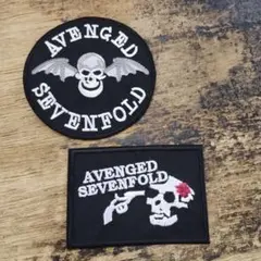 ★ アヴェンジド・セヴンフォールド　ワッペン2枚セット　mw-160
