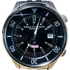 希少 状態良好品ORIENT AAA 初代キングダイバー 黒文字盤 自動巻腕時計