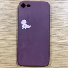 恐竜イラスト付きiPhone SEケース