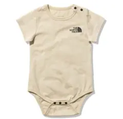 THE NORTH FACE ベージュロンパース 70