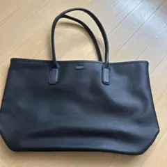美品✨COACH ラージトートバッグ 黒 内側チェック A4可 大容量 - メルカリ