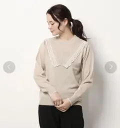 新品未使用　テチチ　ニット　ベージュ