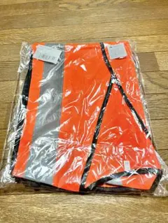 Hi vis vest 高視認性 安全ベスト 反射ベスト 蛍光オレンジ Mサイズのサムネイル