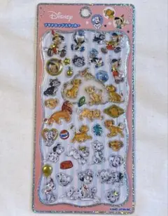 ピノキオ　ライオンキング　101匹わんちゃん　プチドロップステッカー　正規品