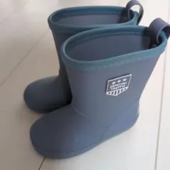 グレー レインブーツ 15.0cm ロゴ付きのサムネイル