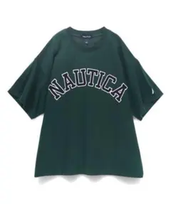 NAUTICA ダークグリーン Tシャツ