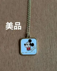 【希少・ヴィンテージ】ミッキーマウス ネックレス ©WALT DISNEY刻印