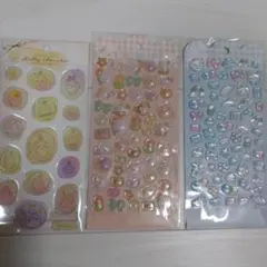 ちいかわ　メルティシュシュ　シーリングスタンプ風シールなど3点セット