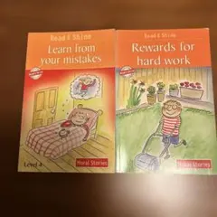 お値下げしました！未使用品　英語　絵本　moral story 2冊
