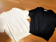 OPAQUE．CLIPアイスタッチフレアスリーブニット　セット売り