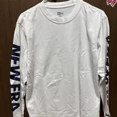NEW ERA ロゴ 長袖Tシャツ Mサイズ ホワイトのサムネイル