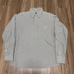 ［美品］SHIPS studio oribeチェック柄 ボタンダウン長袖シャツ