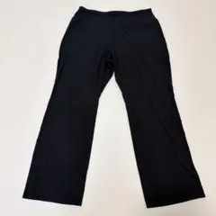 一点物✨【XL】ブラック カジュアルパンツ 伸縮性 リラックス　ワイドパンツ