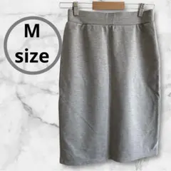 【新品】グレー　タイトスカート　肘下　Mサイズ
