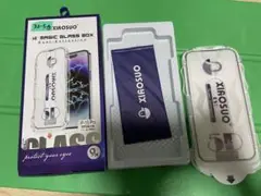 XIAOSUO ガラス フィルム iPhone15 Pro 簡単 強化 保護