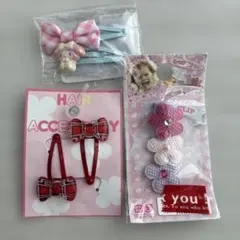 ヘアピン 3点セット　ヘアクリップ