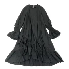 極美品 ヌキテパ 別注 ポプリンノースリーブワンピース コットン