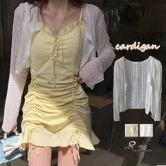 Fashion キャミワンピース レースボレロ セット L