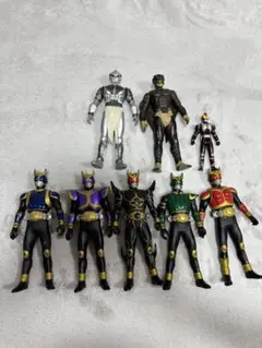 仮面ライダークウガ　 ソフビ フィギュア 8体セット