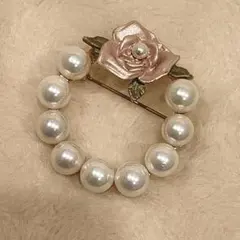 リ*ん様 VENDOME BOUTIQUE 胡蝶蘭4花ブローチ パール ゴールド - メルカリ