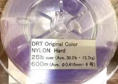 新品未使用 DRT ナイロン ハードライン 25lb ステルスグレー - メルカリ
