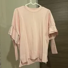 新品ADAM ET ROPÉ カットソー ピンク 半袖のサムネイル