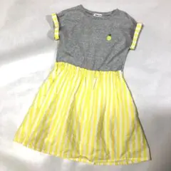 Noeil aime bebe べべ　140cm ドッキングワンピース パイン