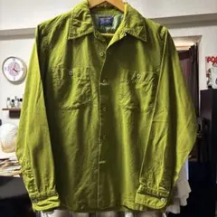 60s pendleton 単色　開襟シャツ　希少カラー　ボックスシルエットのサムネイル