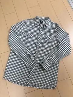 H&M 長袖 ギンガムチェック シャツ M
